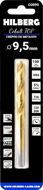 Сверло Hilberg CO095