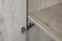 Шкаф распашной Мебельград Соренто 2-х дверный 106.5x54.5x220 (дуб бонифаций/кофе структурный матовый)