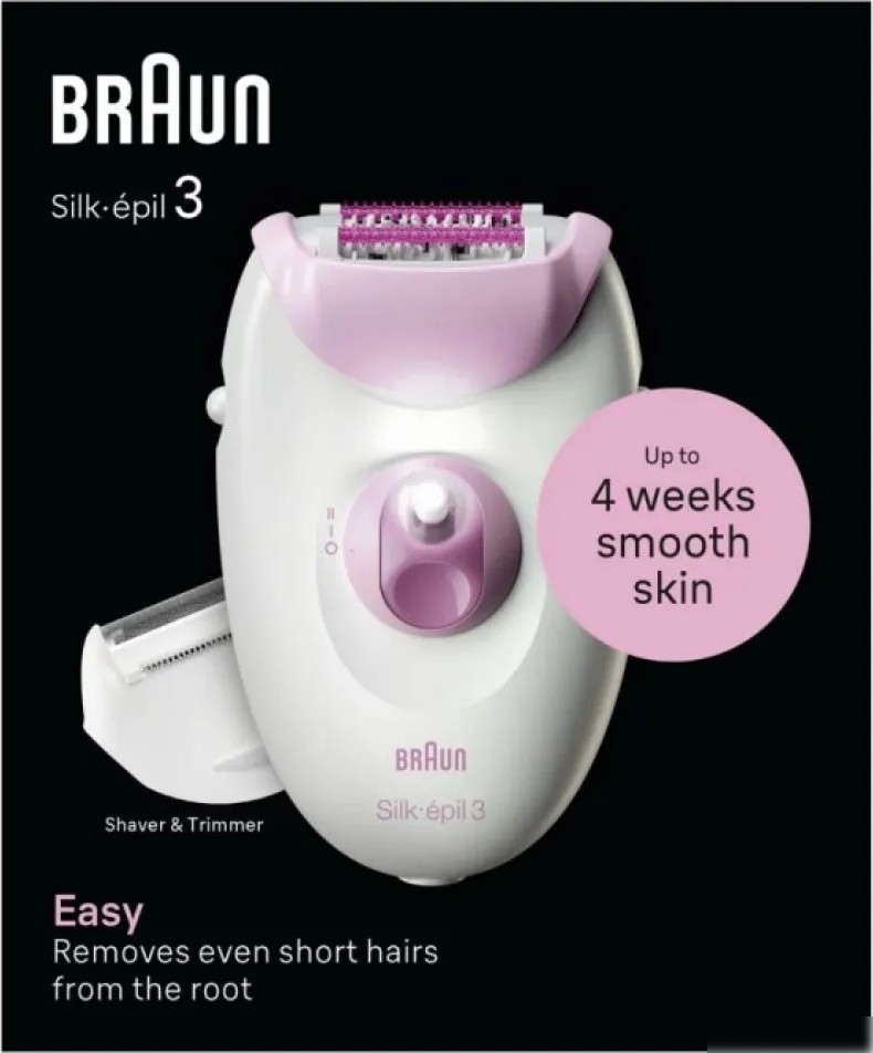 Эпилятор Braun Silk-epil 3 3-031