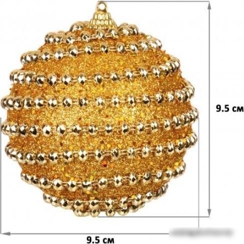 Елочная игрушка Elan Gallery Золотой узор 970086