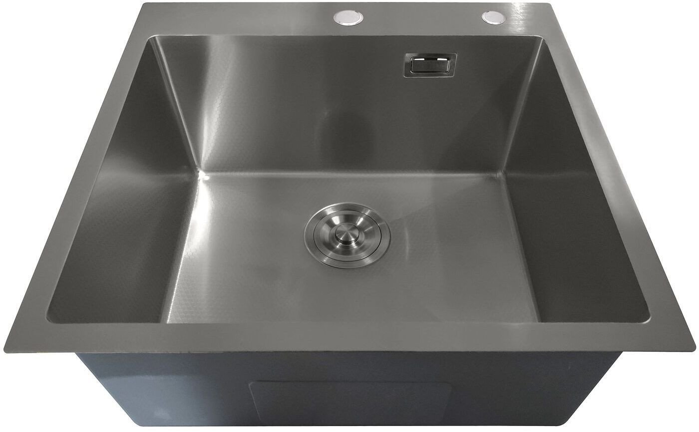 Кухонная мойка Stellar Decor S5050GE-D (серый)