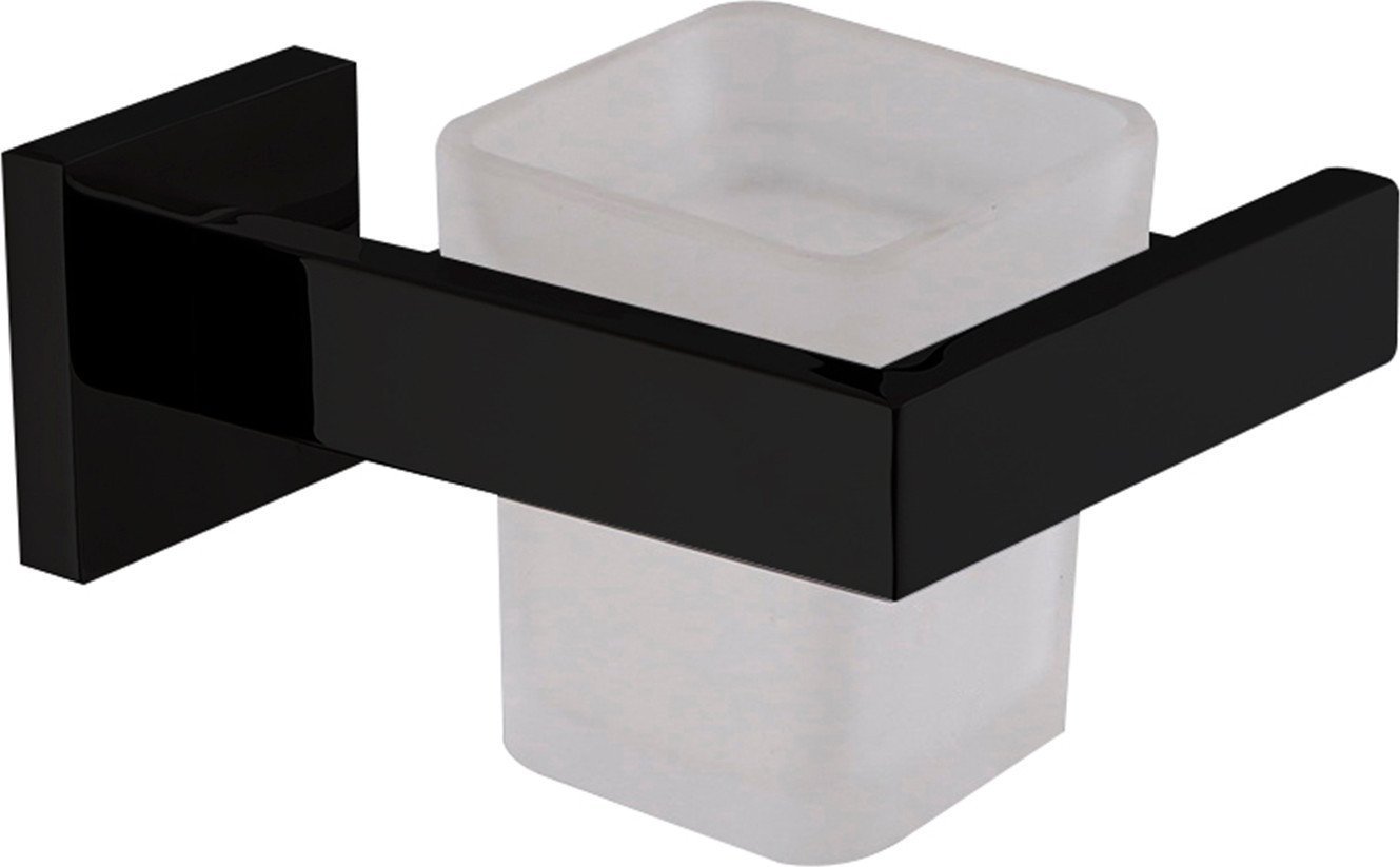 Стакан для зубной щетки и пасты Lauter 21SH71062 (Matt Black)