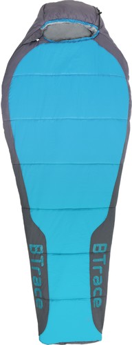 Спальный мешок BTrace Snug L (правая молния, серый/синий)