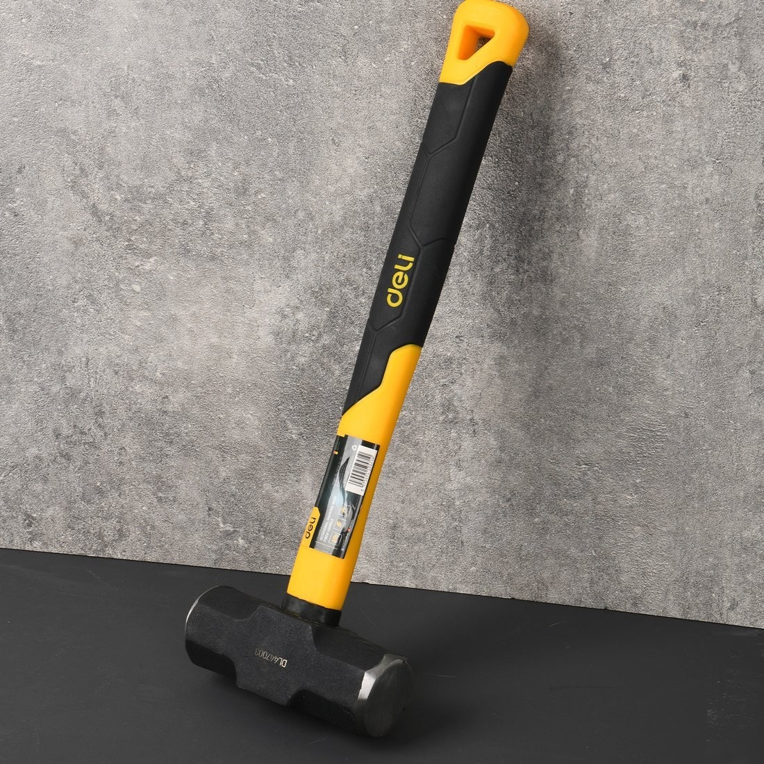 Кувалда Deli YS EDL447003 (1.5кг, фибергласовая рукоятка, восьмигранный боек)