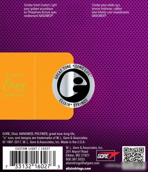 Струны для гитары Elixir Strings 11052 12-53