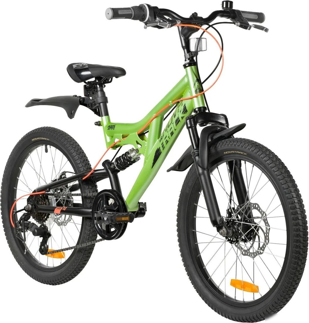 Детский велосипед Novatrack Shark 20 20SS6D.SHARK.GN6 (зеленый)