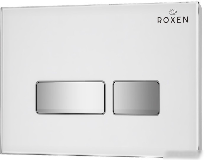 Унитаз подвесной Roxen Porto One Rimless 6 в 1 StounFix Slim 639404 (белое стекло)