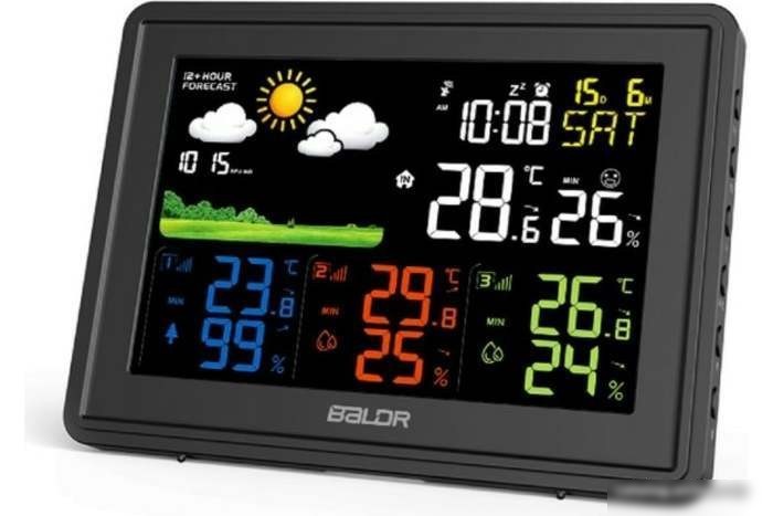 Метеостанция Baldr B0359WST4H4PR-black