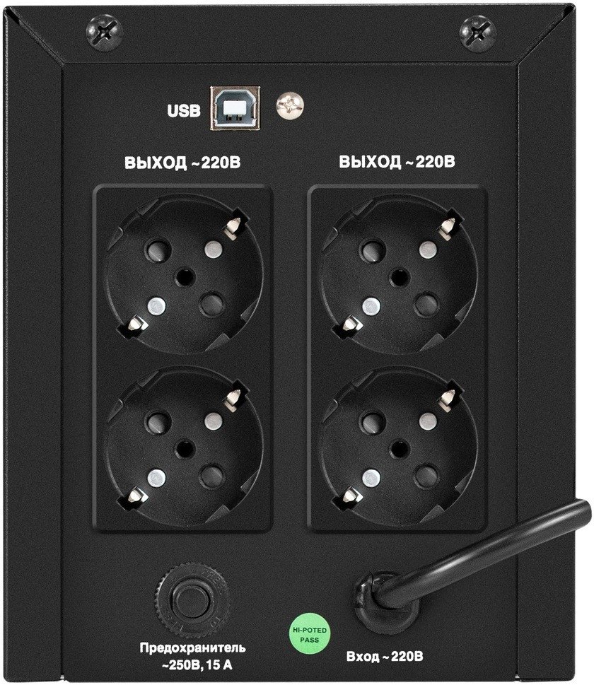 Источник бесперебойного питания ExeGate Smart LB-2200.LCD.AVR.4SH.USB EX299787RUS