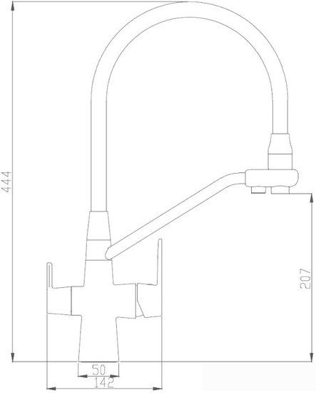 Смеситель Haiba HB76855-7