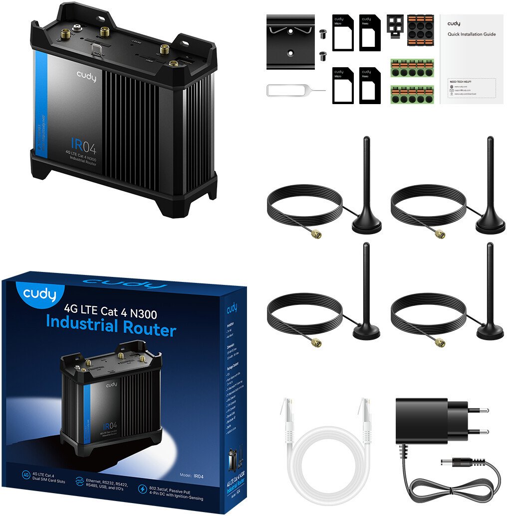 4G Wi-Fi роутер Cudy IR04
