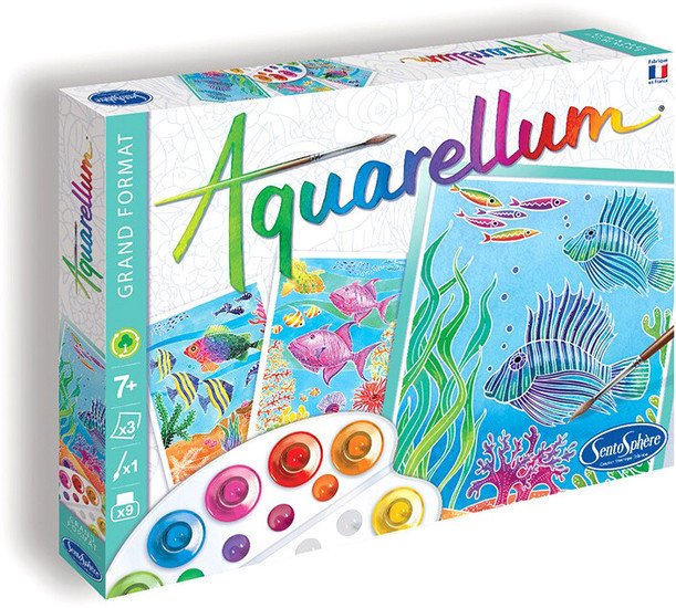 Набор для рисования SentoSphere Aquarellum Подводный мир 6060