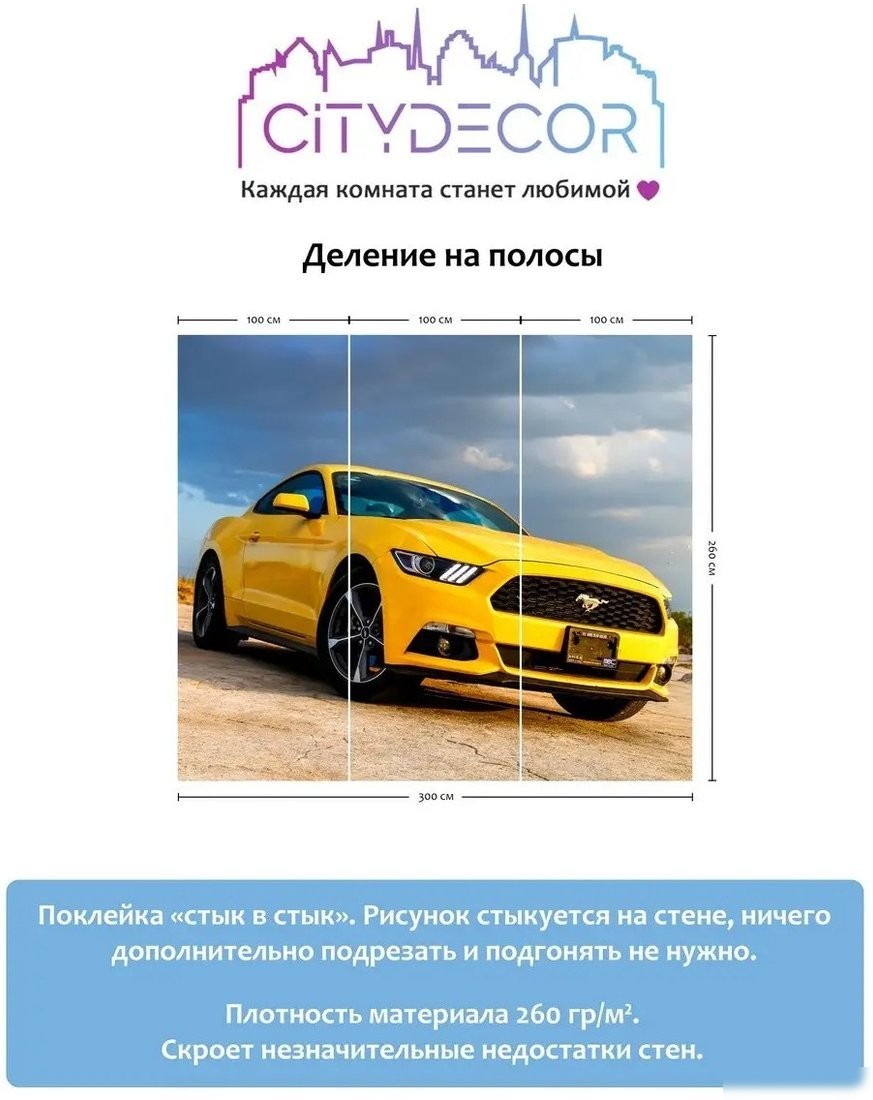 Фотообои Citydecor Транспорт 24 300x260