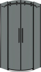 Душевой уголок Grossman Classic 90x90x195 301.K33.04.9090.21.10 (черный матовый/тонированное стекло)