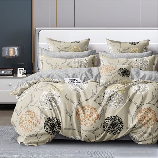 Постельное белье Alleri Поплин Luxe евро П-243
