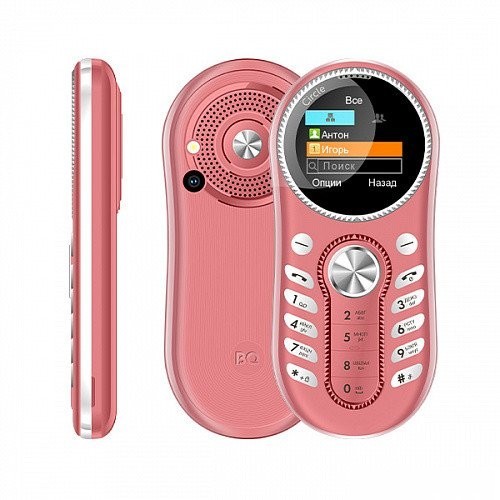 Кнопочный телефон BQ BQ-1416 Circle (розовый)