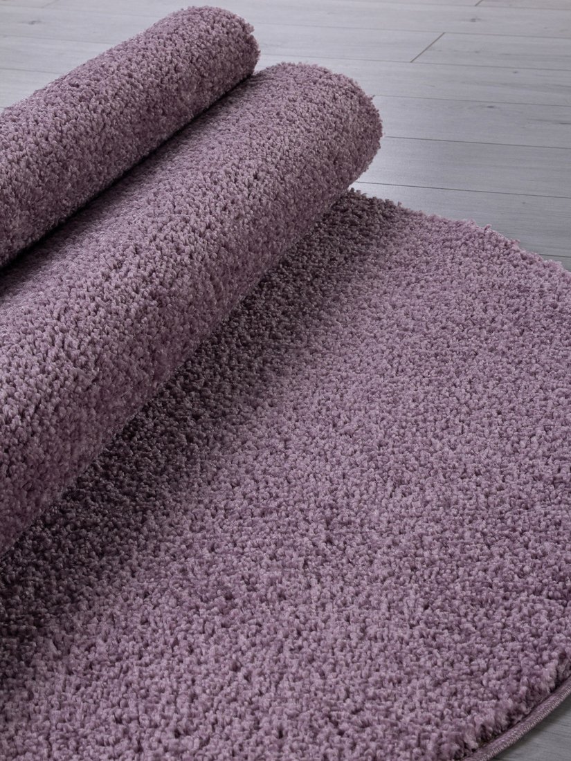Ковер для жилой комнаты Merinos Lana T600-OVAL-PURPLE (1.5x3)