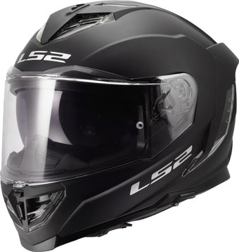 Мотошлем LS2 FF818 Storm III Solid (S, черный матовый)