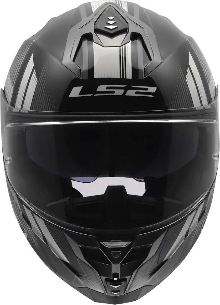 Мотошлем LS2 FF817 Challenger II Nitro (2XL, черный/серый)