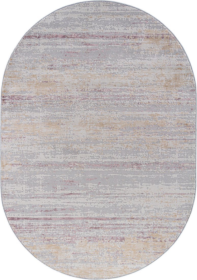 Ковер для жилой комнаты Merinos Zumma F026-OVAL-PINK (2.8x3.8)