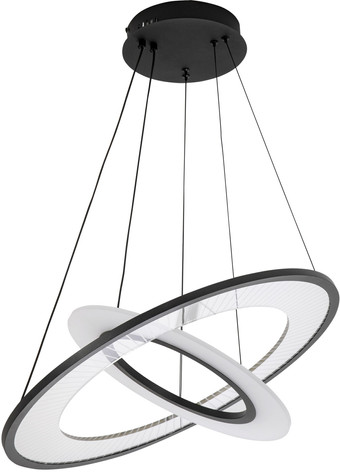 Подвесная люстра LED4U L5050-60-40 BK