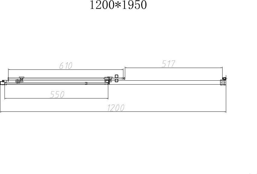 Душевая дверь Vincea Slim-N VDS-4SN120CLGM