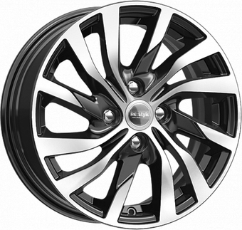 Литые диски K&K КС882 15x6" 4x100мм DIA 60.1мм ET 37мм Алмаз черный