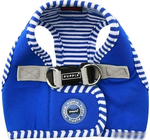 Шлейка-жилетка Puppia Naunet PASA-HB1607-RB-XL (голубая)
