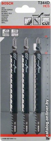 Набор оснастки Bosch 2608637944 (3 предмета) Набор оснастки Bosch 2608637944 (3 предмета)