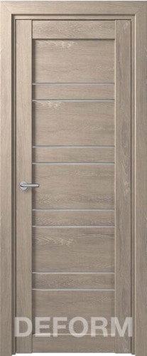 Межкомнатная дверь Юркас Deform D15 ДО 60x200 (дуб шале седой/мателюкс)
