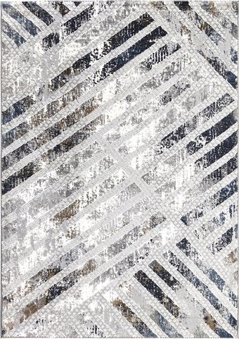 Ковер для жилой комнаты Safyun Mariel MR398-GREY-NAVY (1.2x1.7)