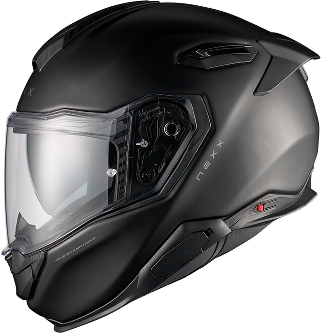Мотошлем Nexx Helmets X.TR Plain (L, черный)