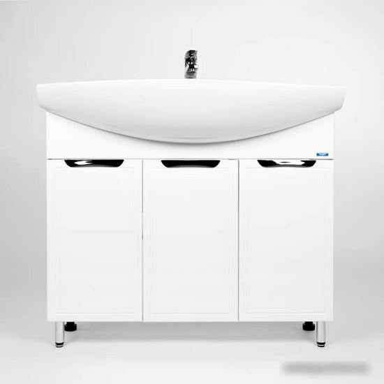 Viant Тумба Лима с умывальником Энигма 100 VLIM100EN-T3ST + 1WH207777