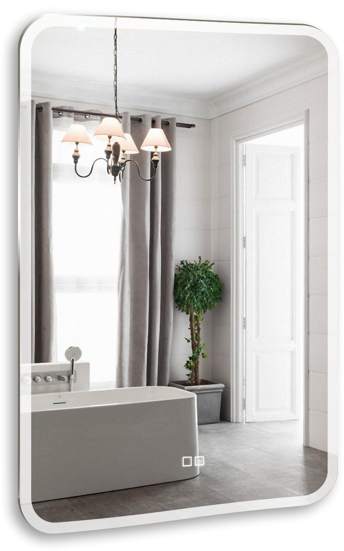 Silver Mirrors Зеркало Стив 60x80 LED-00002405