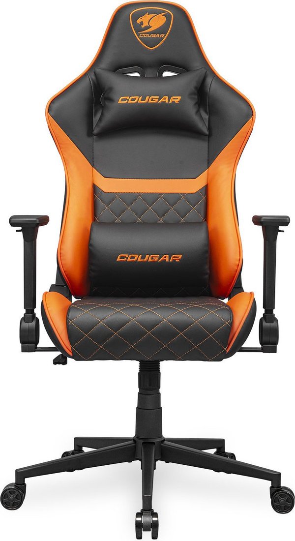 Игровое (геймерское) кресло Cougar Armor One V2 (черный/оранжевый)