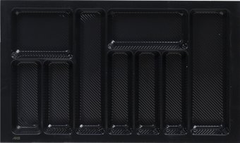 Лоток для столовых приборов AKS 800 Liner 735x430 (черный)