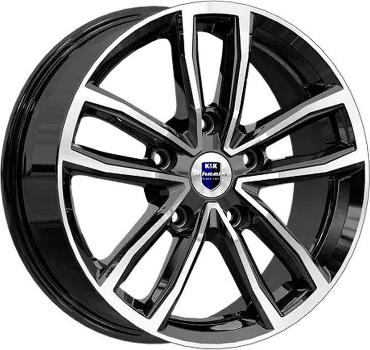 Литые диски K&K Каланг 17x6.5" 5x114.3мм DIA 67.1мм ET 45мм алмаз черный