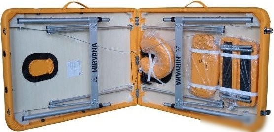 Массажный стол DFC Nirvana Elegant Lexe TS2010-M (горчичный)