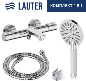Смеситель Lauter Temp 21YH50427-4 с лейкой Living Nevada 21S10146