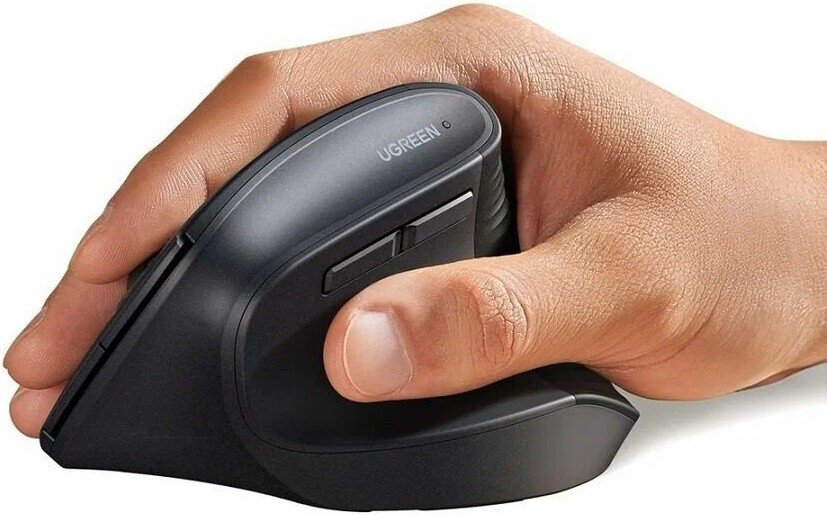 Вертикальная мышь Ugreen M571P 65042 (черный)