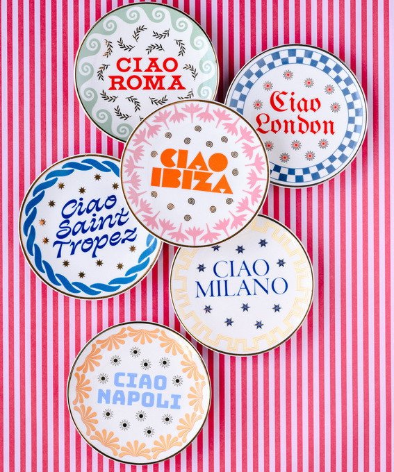 Блюдце Bitossi Ciao Mondo Ibiza CIA00111