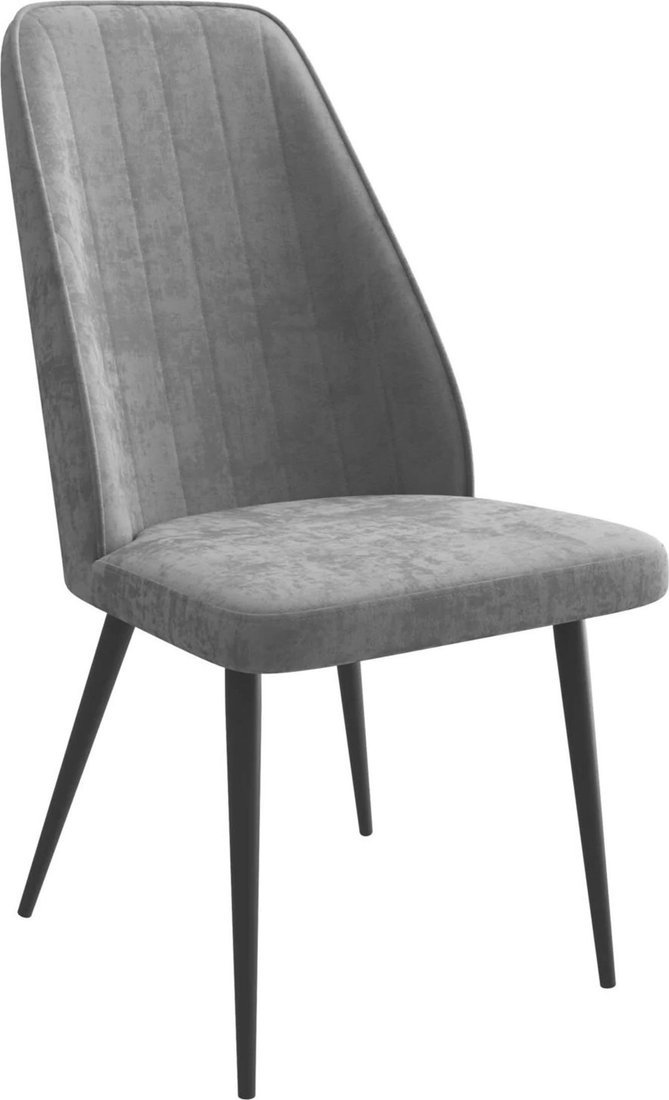 Стул Мамадома Leonard M (b22 Grey Lux/черный)