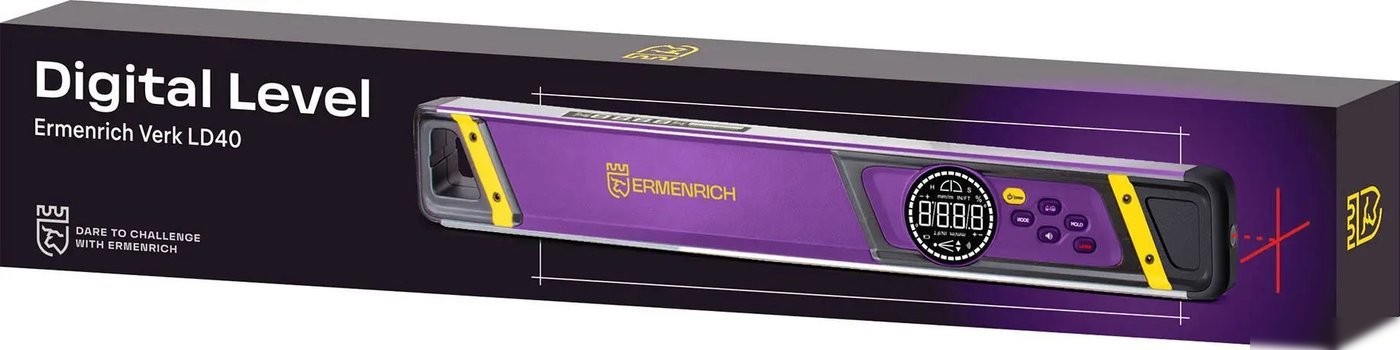 Уровень электронный Ermenrich Verk LD40 с лазером 85683