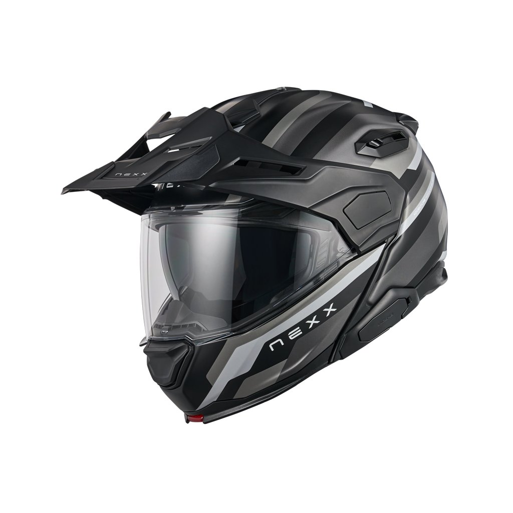 Мотошлем Nexx Helmets X.LFC Westbound (M, черный/серый)