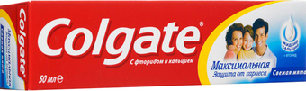 Зубная паста Colgate Mаксимальная защита от кариеса. Свежая мята (50 мл)