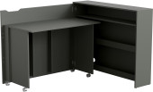 Стол Mio Tesoro Luis (серый графит)