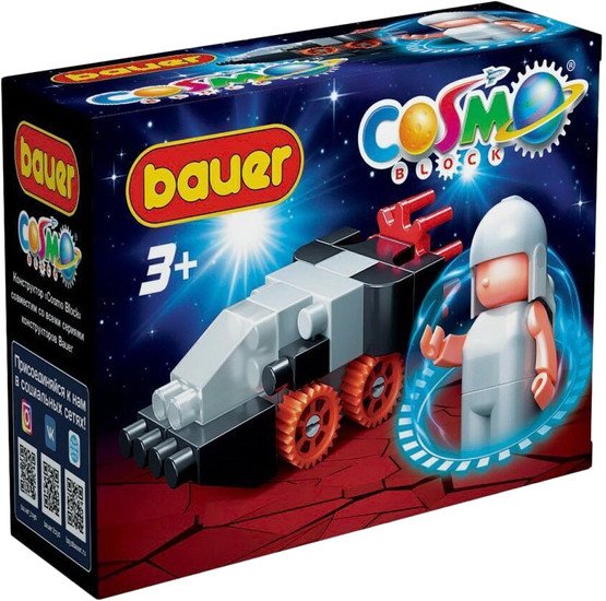 Конструктор Bauer Cosmo Block 846 Луноход Блокмена