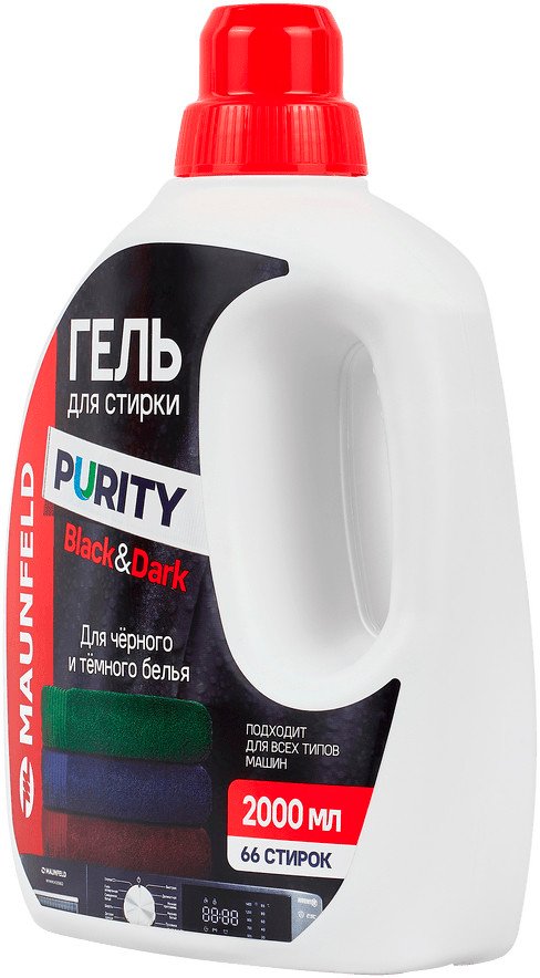 Гель для стирки MAUNFELD Purity Black&Dark MWL2000PB (2 л)