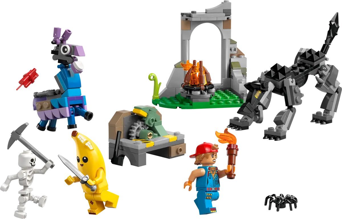 Конструктор LEGO Fortnite Лагерь Пили и Спаркплаг 77075