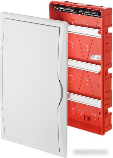 Бокс пластиковый Elektro-Plast Eco Box 3x12M, N/PE 4x 2x16+7x10mm2, белая пласт. дверь, белый RAL9003, 560x350x102mm, IP40
